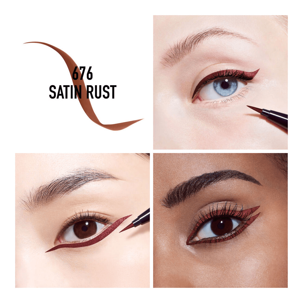 Dior Diorshow Liquid Liner - Tenue 24h - couleur intense et waterproof "Satin Rust"