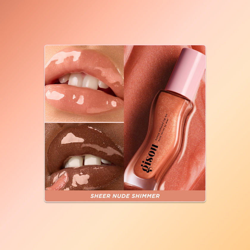 Gisou
Huile hydratante pour les lèvres Glazed Plum