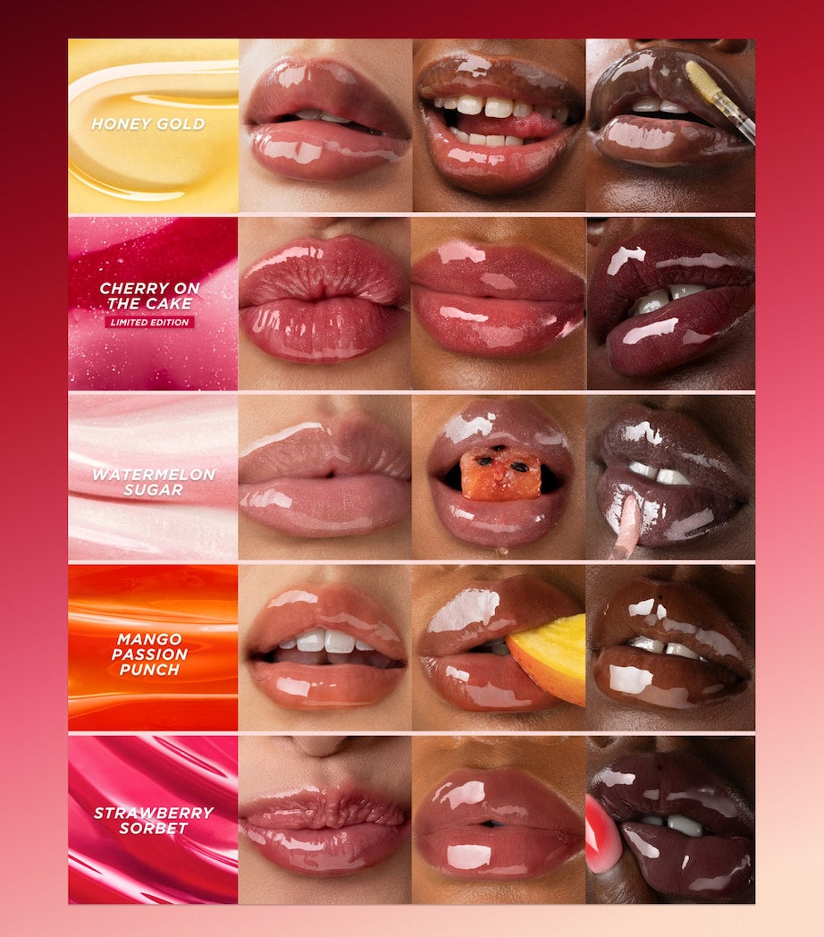 Gisou
Huile hydratante pour les lèvres Cherry On The Cake