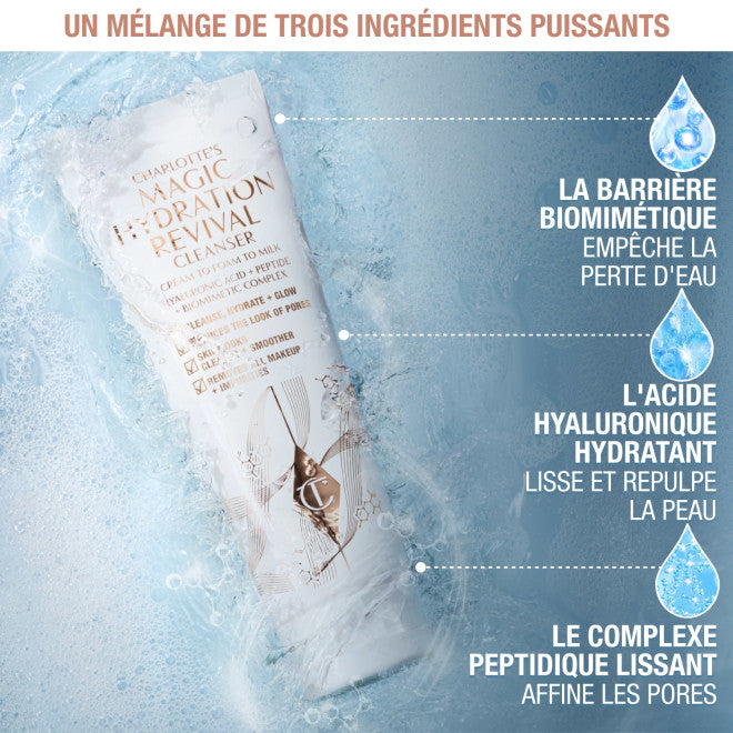 Charlotte Tilbury NEW! MAGIC HYDRATION REVIVAL CLEANSER
120 ML tropchic
