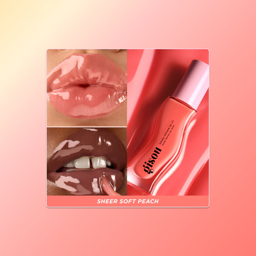 Gisou
Huile hydratante pour les lèvres Bee-llini Peach