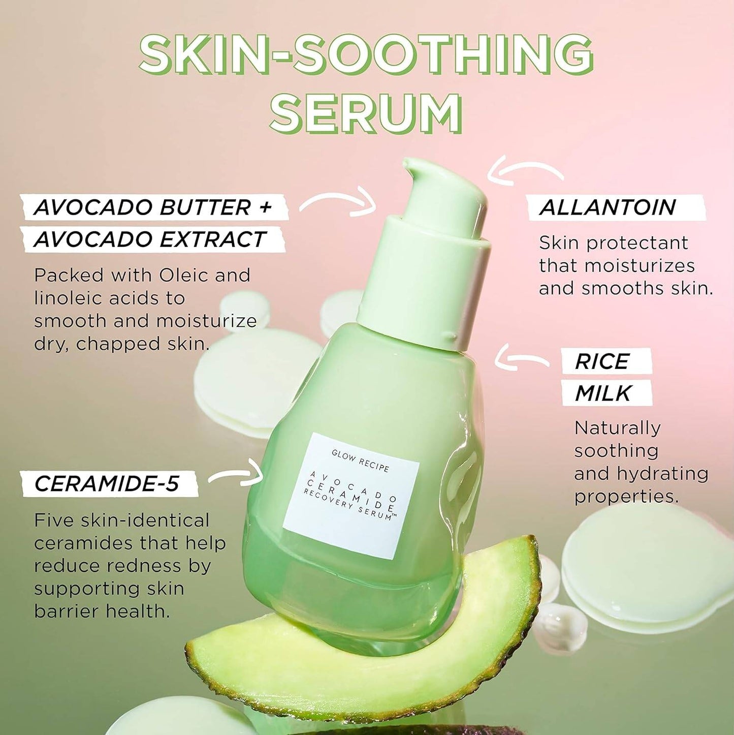 GLOW RECIPE
Avocado Ceramide - Sérum réparateur 30ml