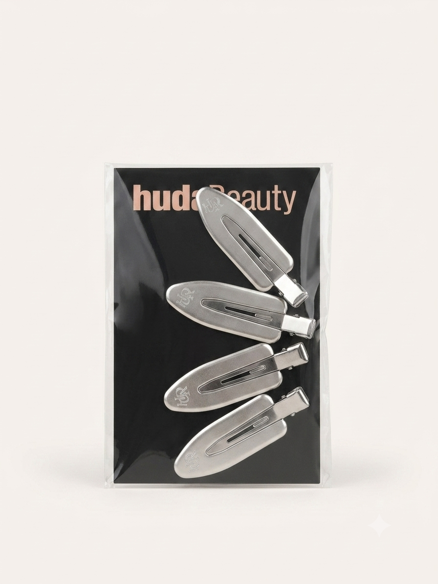 HUDA BEAUTY 4 Hair Clips Set