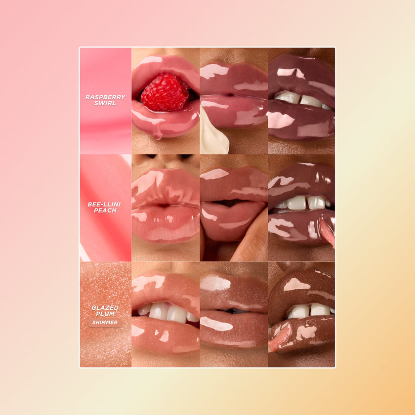 Gisou
Huile hydratante pour les lèvres Glazed Plum