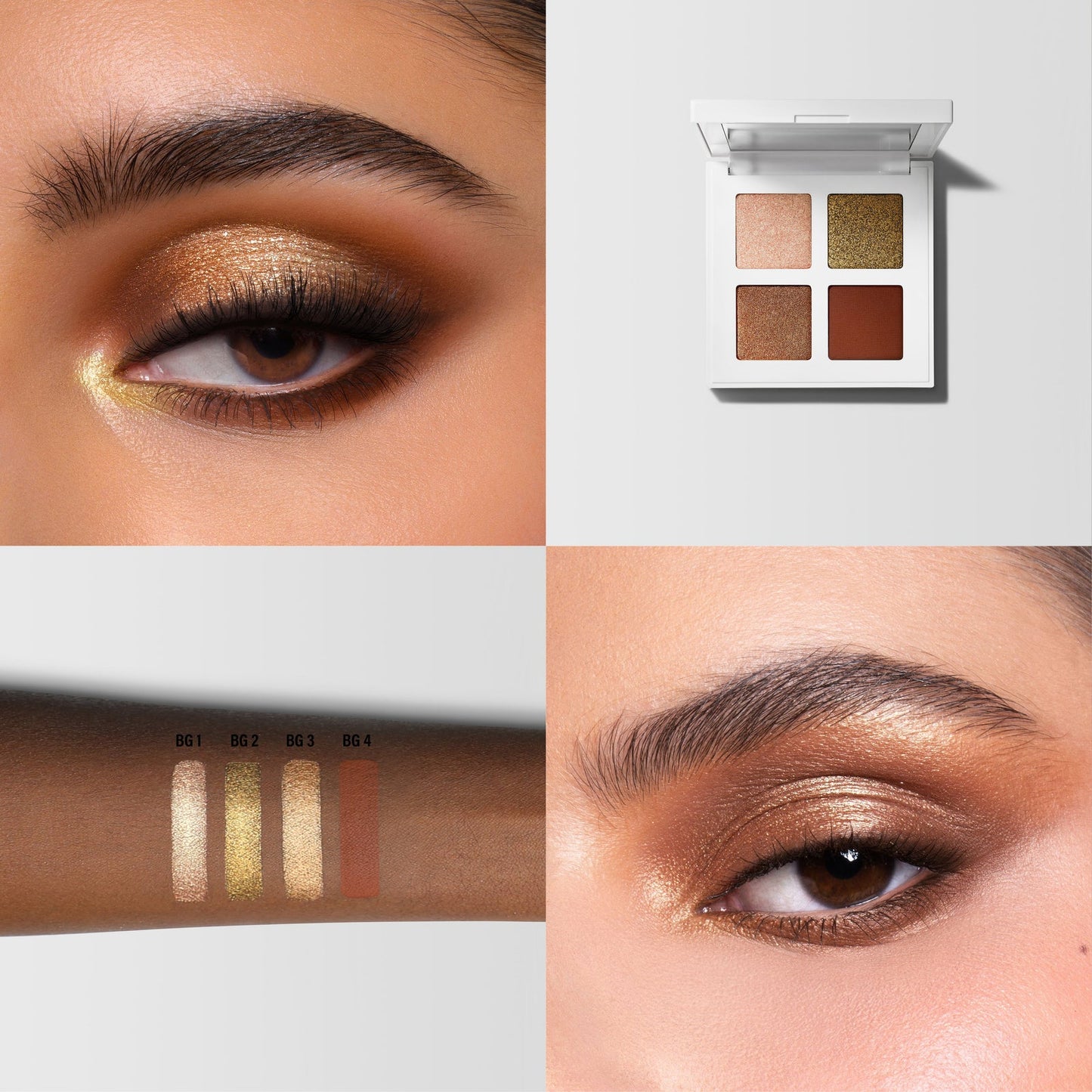 MAKEUP BY MARIO
Glam Quad Eyeshadow Palette Bronzey tropchic
