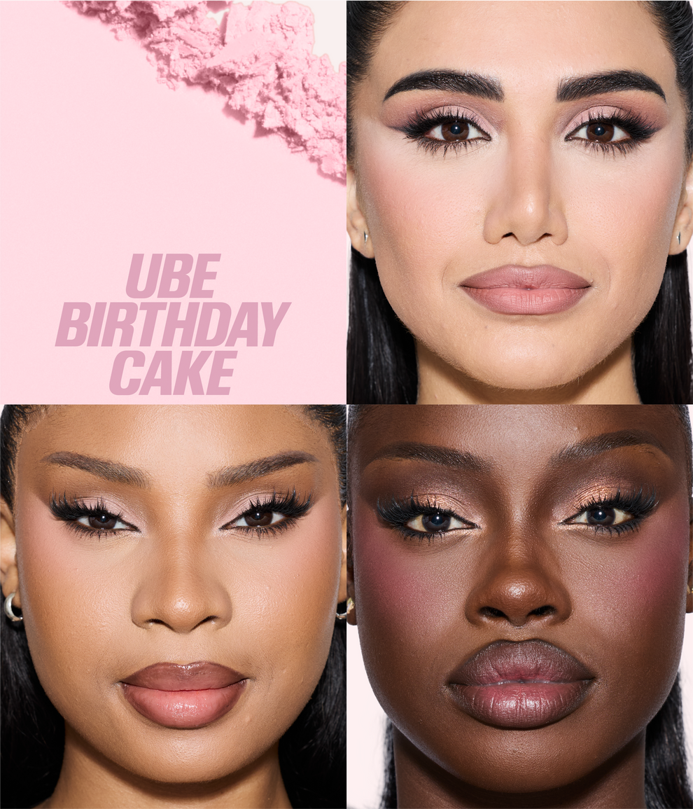 HUDA BEAUTY
Easy Bake Pressed Powder - Poudre Compacte "Ube Birthday Cake"