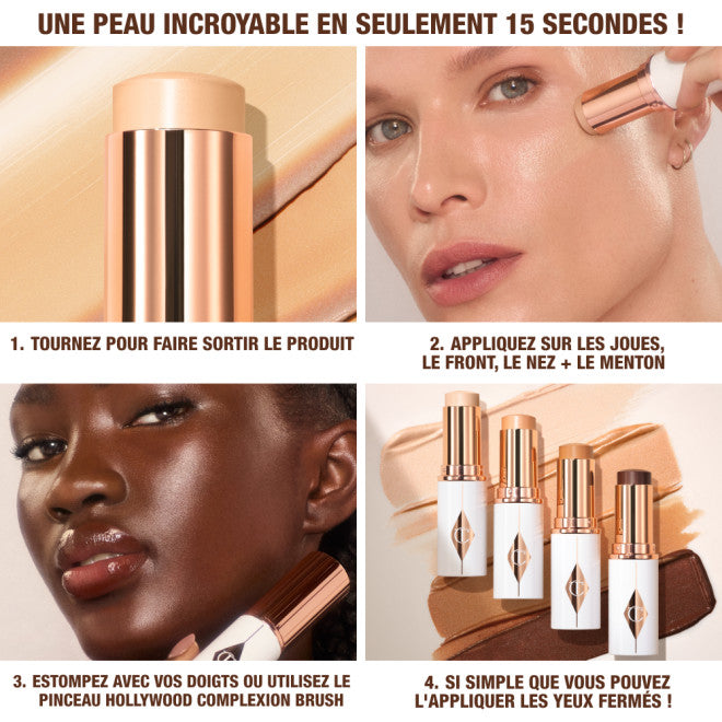 UNREAL SKIN SHEER GLOW TINT HYDRATING FOUNDATION STICK - Charlotte Tilbury tropchic