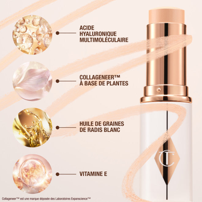 UNREAL SKIN SHEER GLOW TINT HYDRATING FOUNDATION STICK - Charlotte Tilbury tropchic