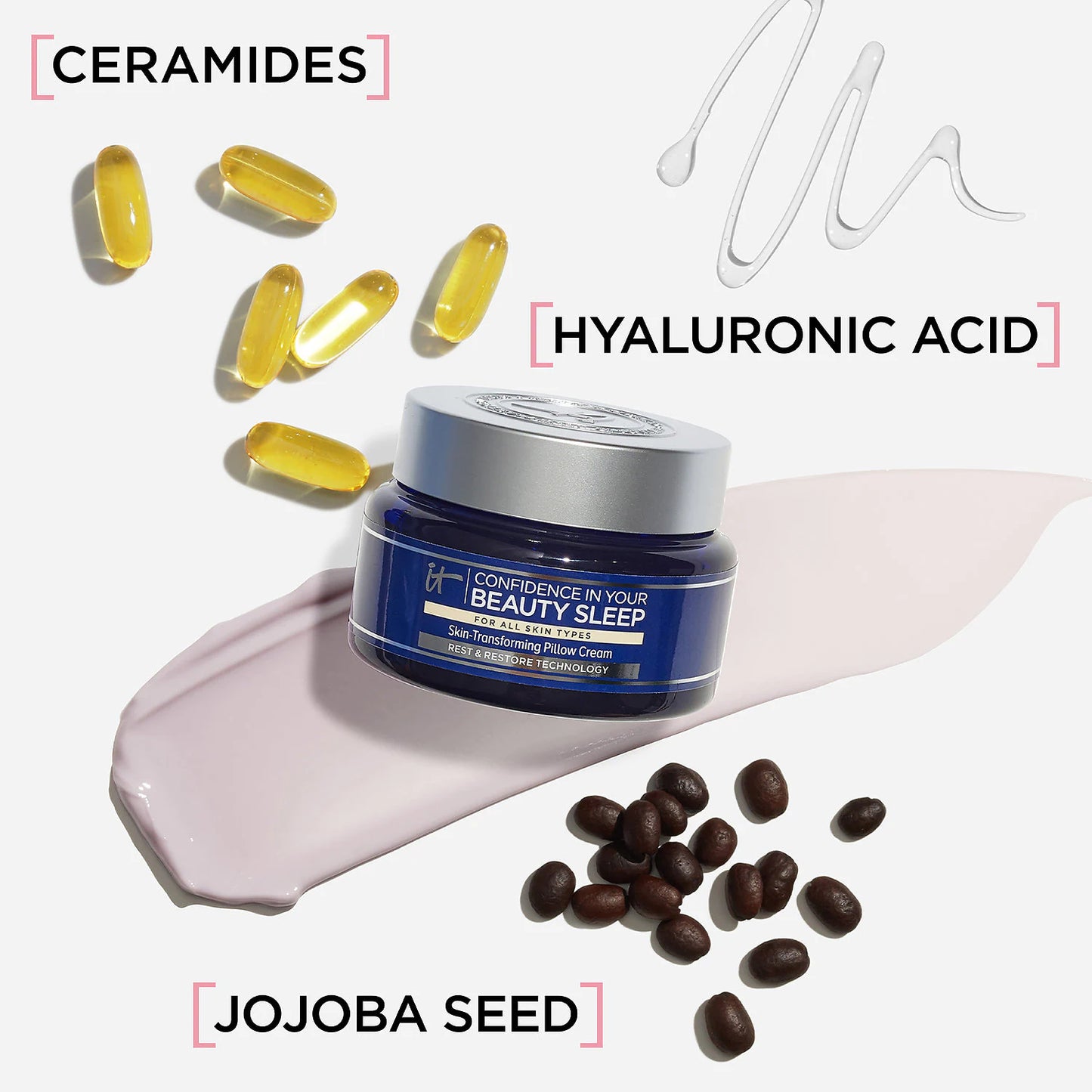 IT COSMETICS
CONFIDENCE IN YOUR BEAUTY SLEEP
Crème de nuit hydratante anti-âge 60ml tropchic