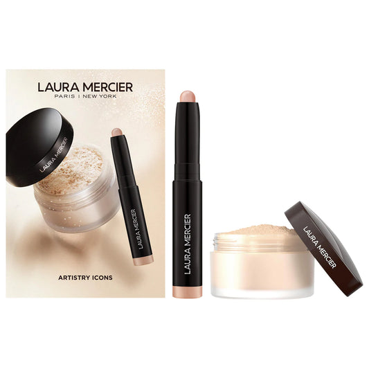 Laura Mercier 
Mini Artistry Icons Loose Powder and Eyeshadow Set