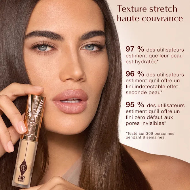 CHARLOTTE TILBURY
Airbrush Flawless Blur Concealer – Correcteur hydratant longue durée "4 Clair/Medium"