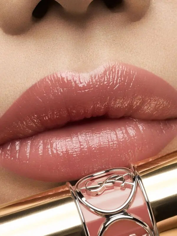 YSL Rouge Volupté Shine Lipstick "150 Nude Lingerie"