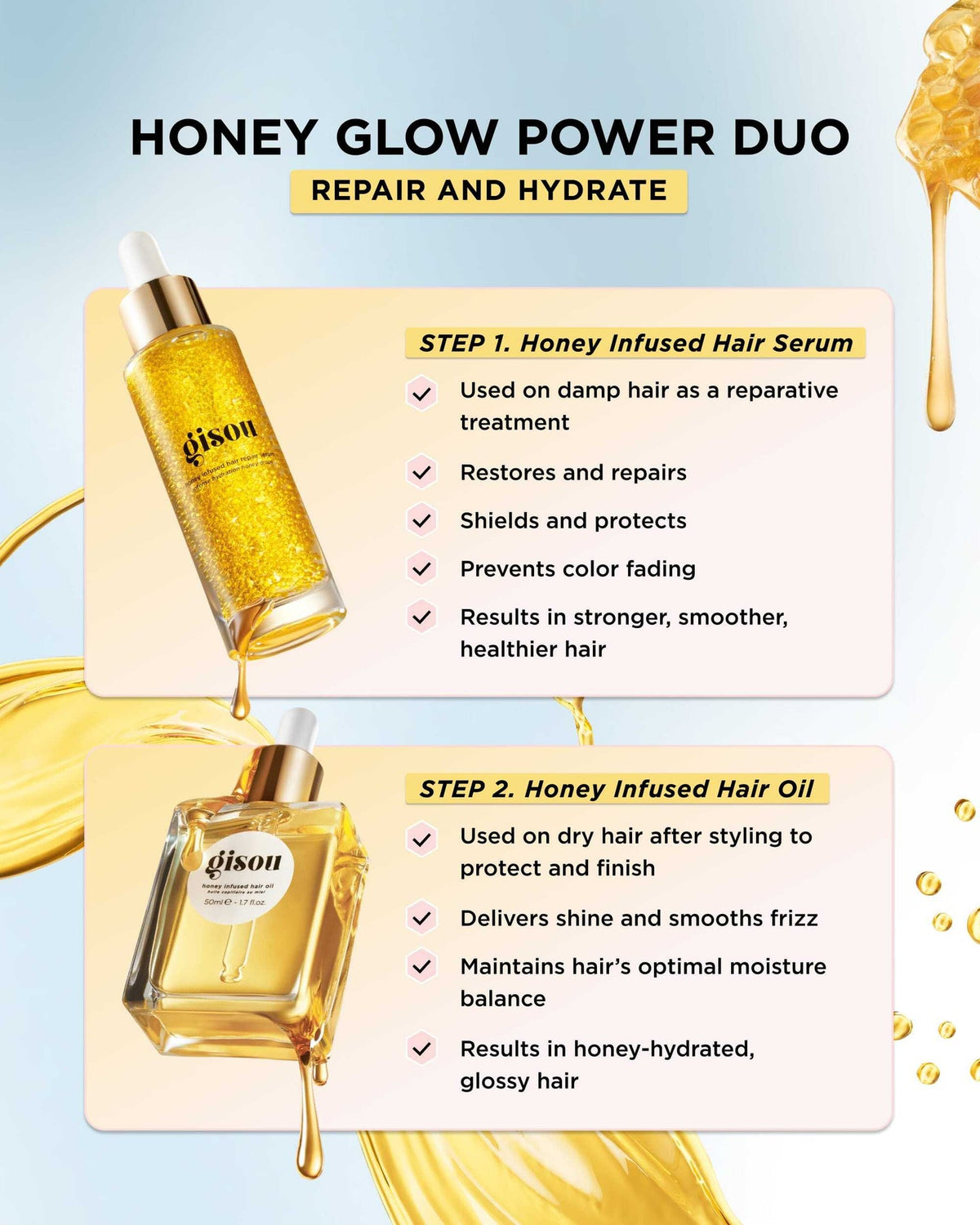 Gisou Hair Repair Serum 30ml tropchic