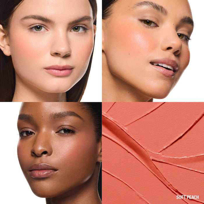 MAKEUP BY MARIO 
Soft Pop Cream Blush Stick - Soft Peach
