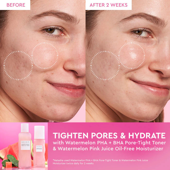 Glow Recipe 
Mini Watermelon Glow PHA + BHA Pore-Tight Toner 40ml