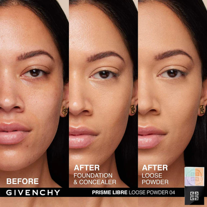 Givenchy 
Mini poudre libre illuminante et correctrice de couleur Prisme Libre "Mousseline Acidulee"