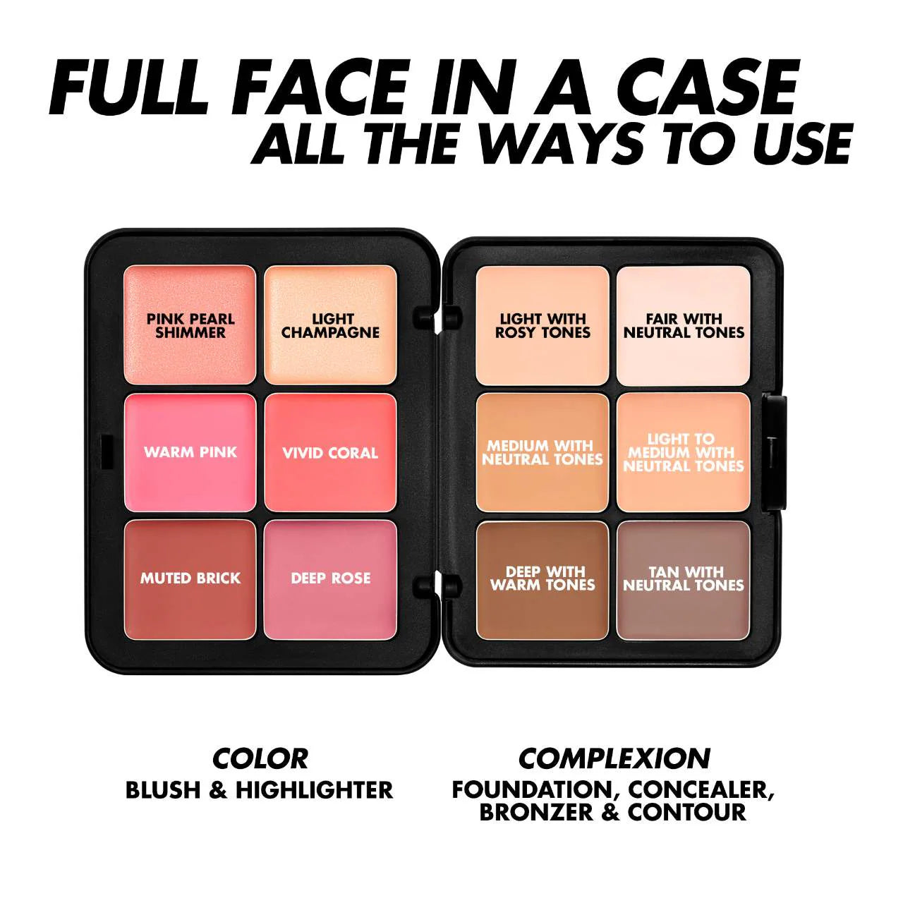 MAKE UP FOR EVER
HD Skin Face Essentials - Palette teint tropchic