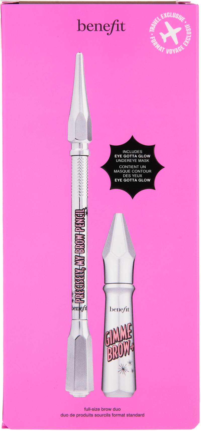 BENEFIT COSMETICS
Brow Voyage Set: Precisely My Brow Pencil & Gimme Brow