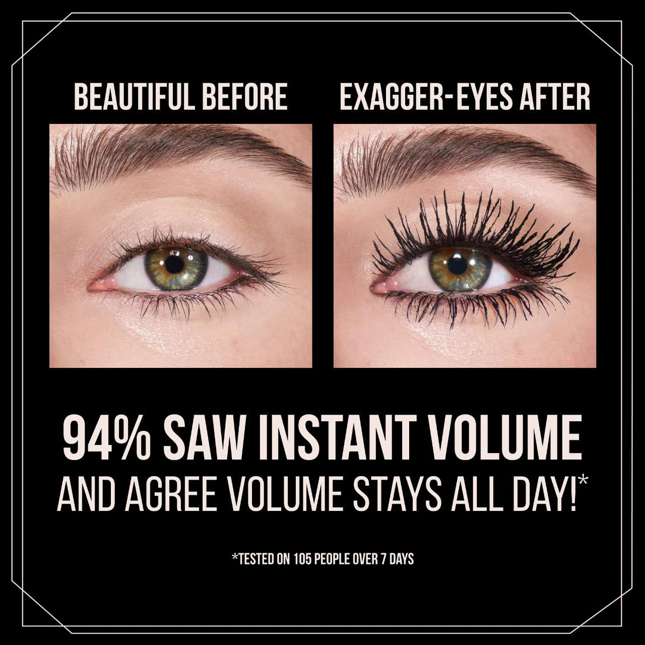 Charlotte Tilbury
Exagger-eyes Volumizing and Curling Mascara tropchic