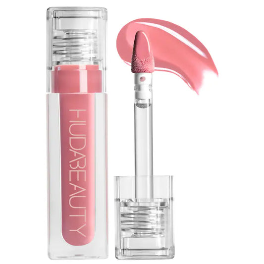 HUDA BEAUTY
Faux Filler Shiny Non-Sticky Lip Gloss "Sugar Baby"