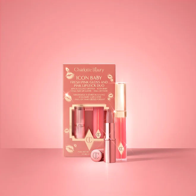 CHARLOTTE TILBURY GLOSS & LIPSTICK DUO "ICON BABY"