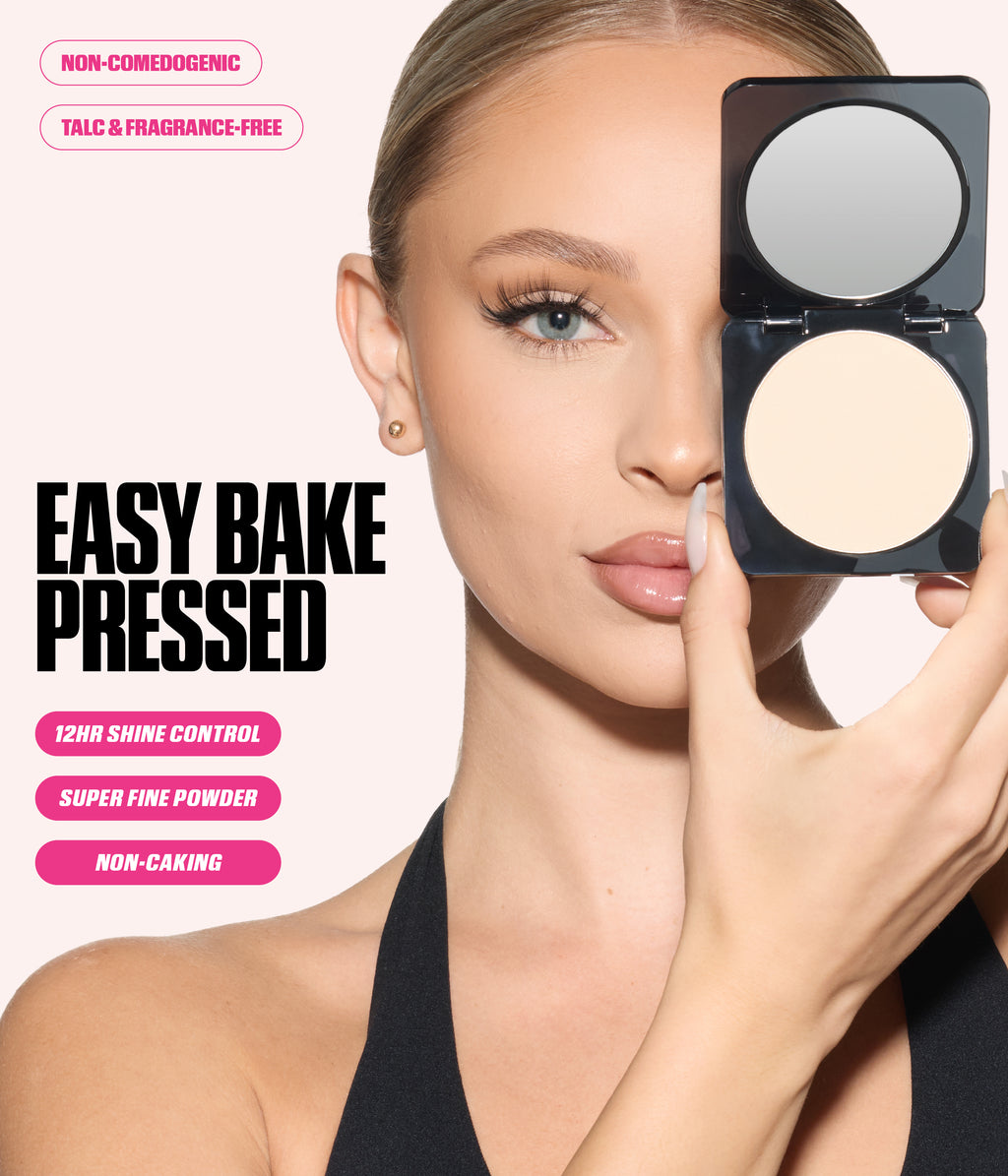 HUDA BEAUTY
Easy Bake Pressed Powder - Poudre Compacte "Peach Cupcake"