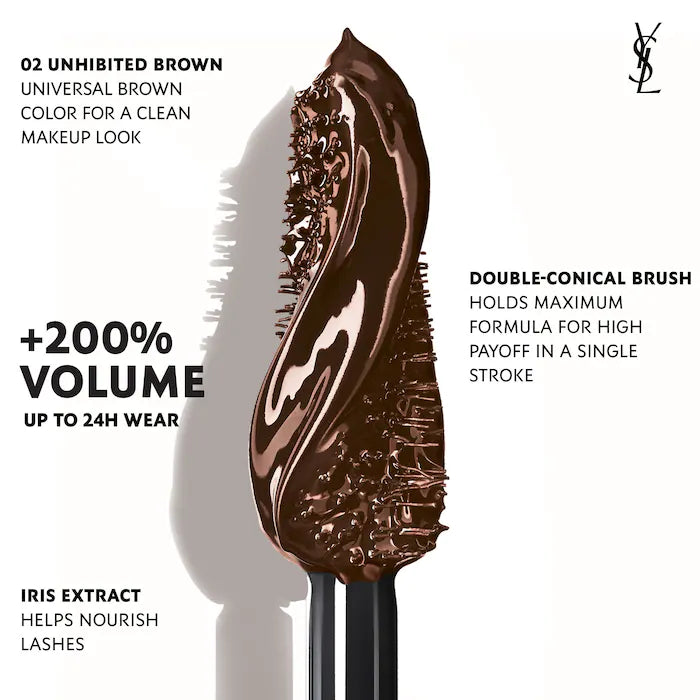 YVES SAINT LAURENT
Mascara Lash Clash - Mascara Volume Extrême "Uninhibited Brown"