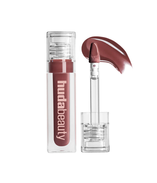 HUDA BEAUTY
Faux Filler Shiny Non-Sticky Lip Gloss "Posh"