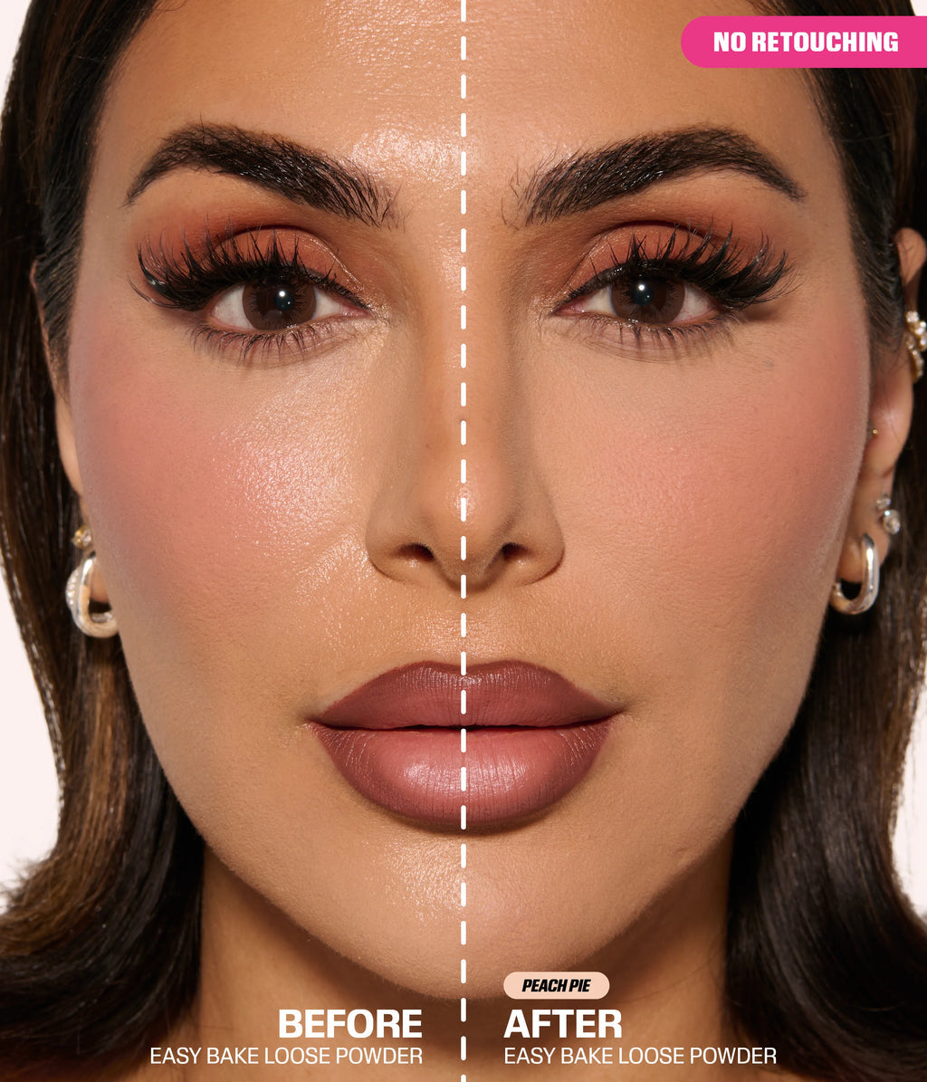 Huda Beauty MINI EASY BAKE LOOSE BAKING & SETTING POWDER - Peach Pie