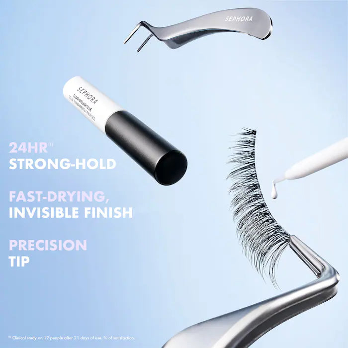 SEPHORA COLLECTION
CLEAR EYELASH GLUE - Colle transparente à faux cils Longue tenue, invisible