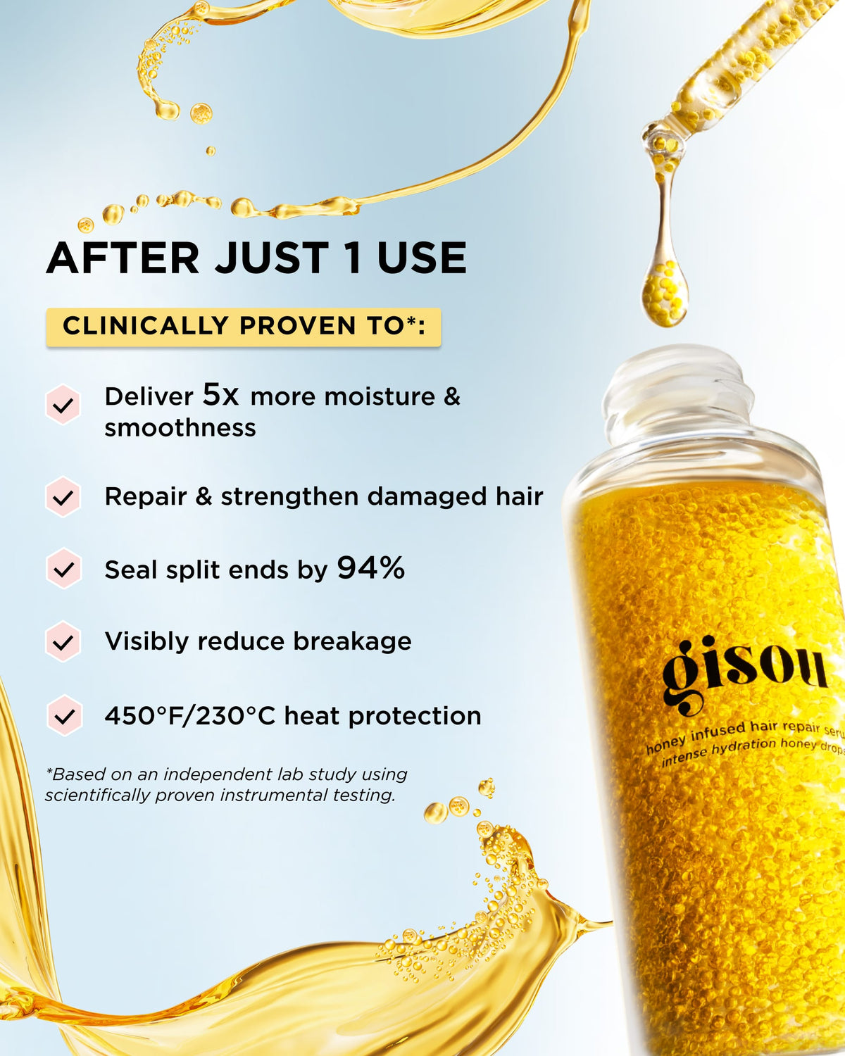 Gisou Hair Repair Serum 30ml tropchic