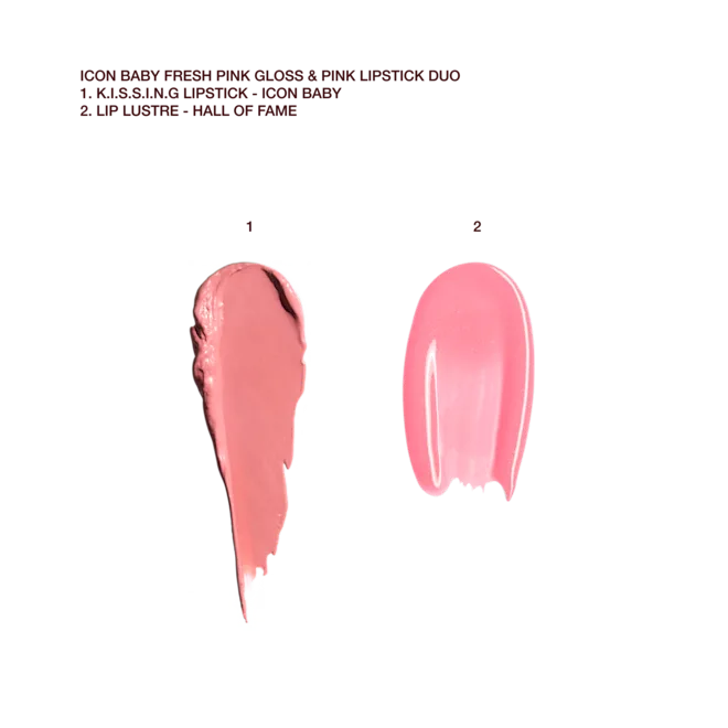 CHARLOTTE TILBURY GLOSS & LIPSTICK DUO "ICON BABY"