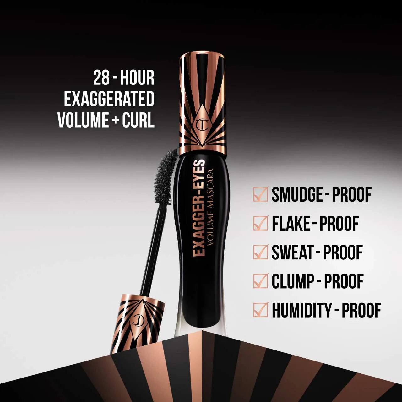 Charlotte Tilbury
Exagger-eyes Volumizing and Curling Mascara tropchic