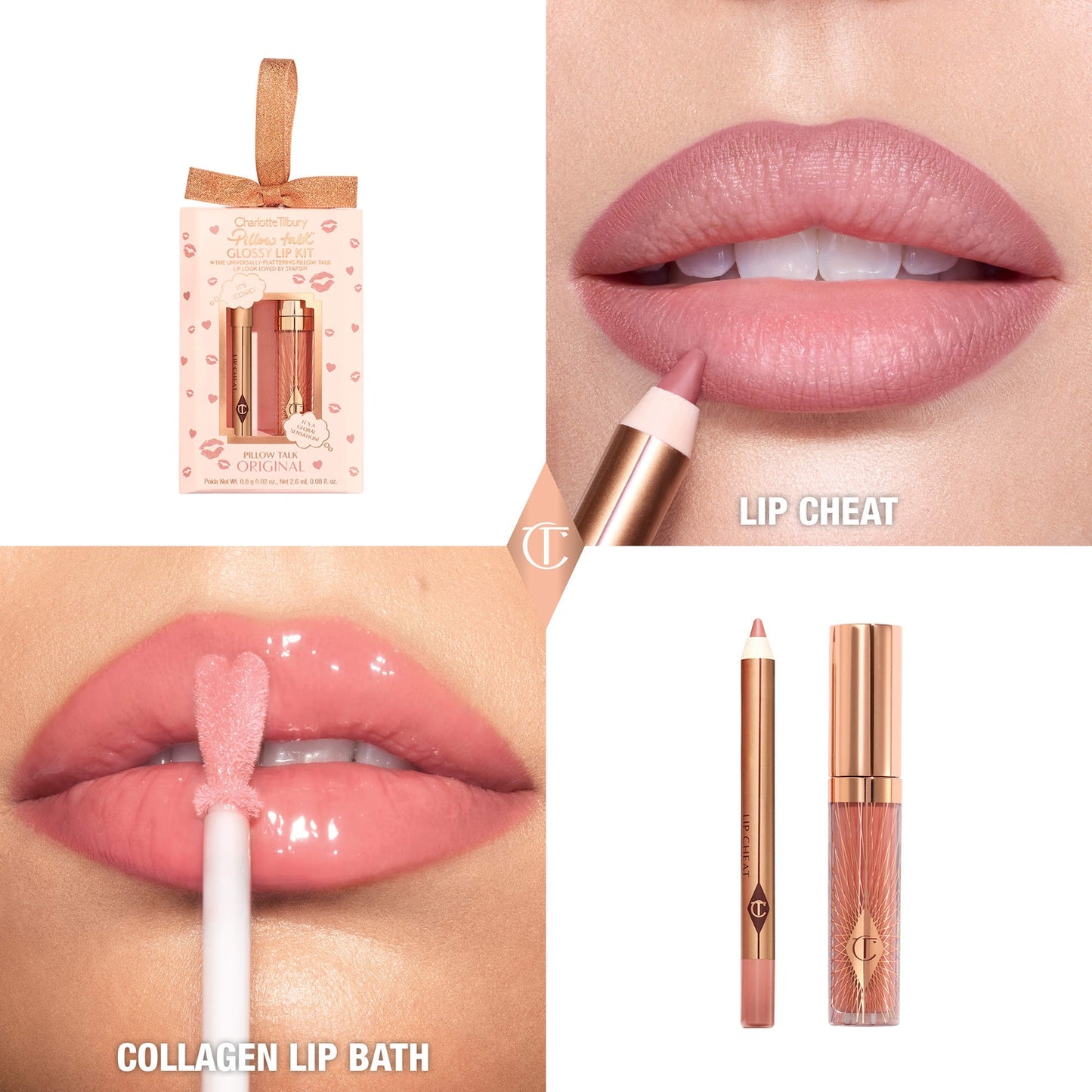 Charlotte Tilbury PILLOW TALK MINI GLOSSY LIPS DUO