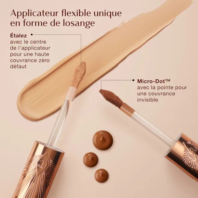 CHARLOTTE TILBURY
Airbrush Flawless Blur Concealer – Correcteur hydratant longue durée "4 Clair/Medium"