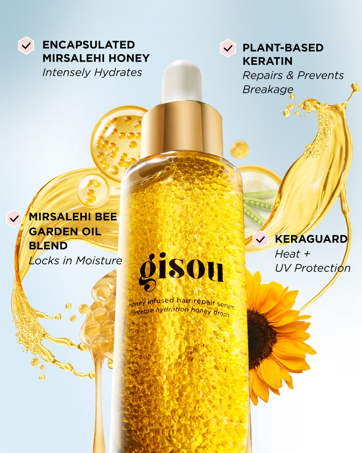 Gisou Hair Repair Serum 30ml tropchic