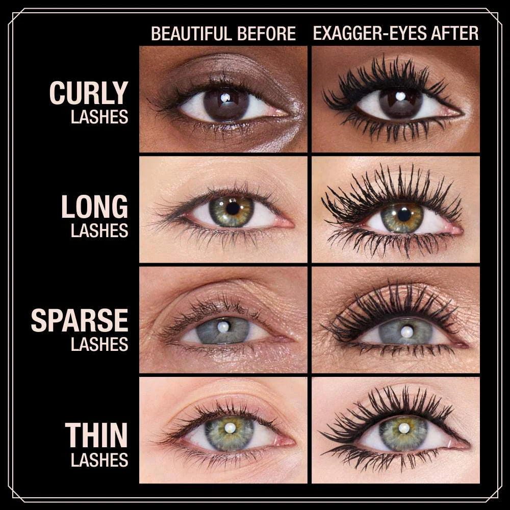 Charlotte Tilbury
Exagger-eyes Volumizing and Curling Mascara tropchic
