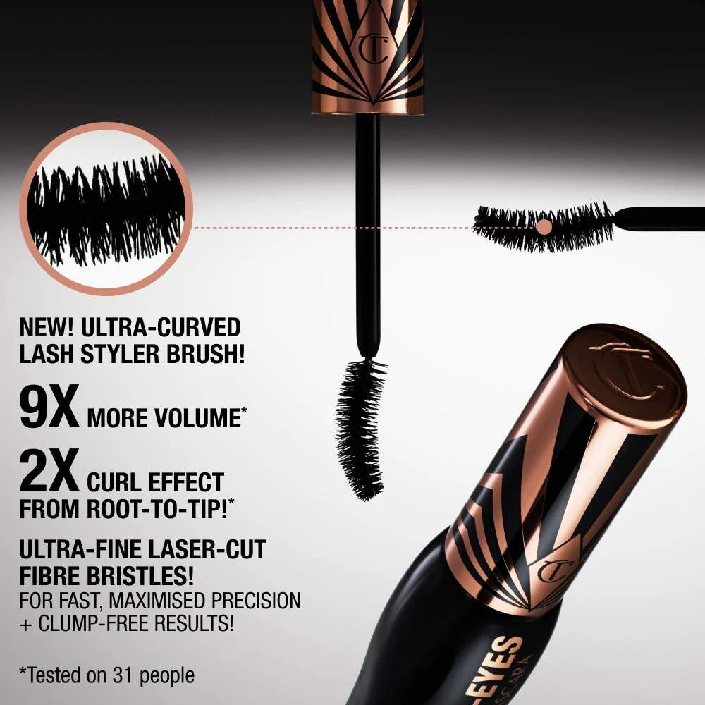 Charlotte Tilbury
Exagger-eyes Volumizing and Curling Mascara tropchic