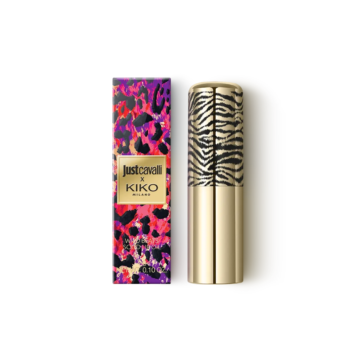 just cavalli x kiko milano wild beats solid lip oil