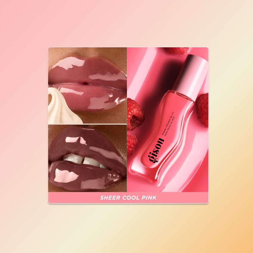Gisou
Huile hydratante pour les lèvres Raspberry Swirl
