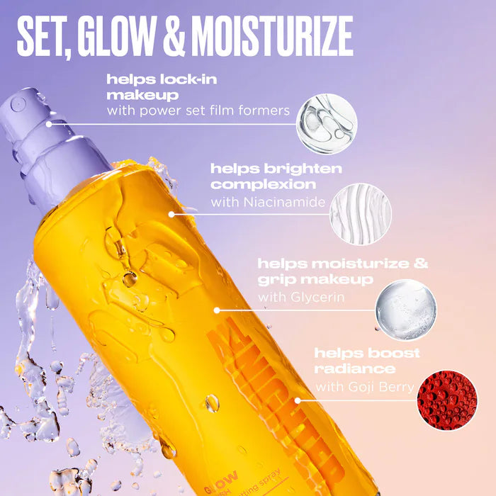Urban Decay 
All Nighter Waterproof Hydrating and Glowy Setting Spray with 24HR Wear - 118ml