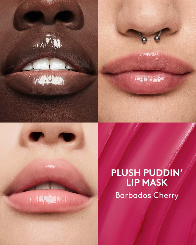 FENTY Plush Puddin' - Masque À Lèvres Réparateur Intense "Barbados Cherry"