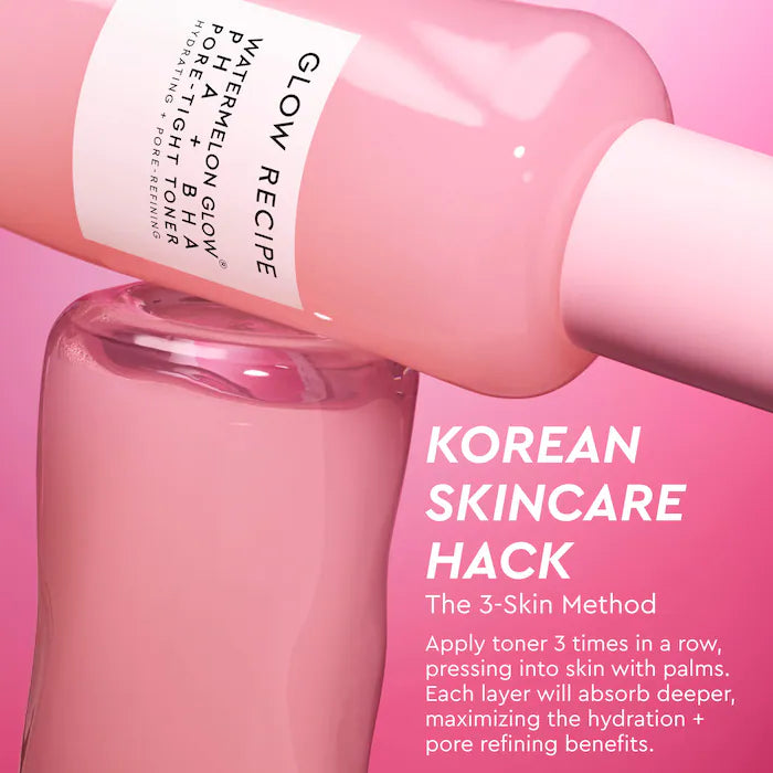 Glow Recipe 
Mini Watermelon Glow PHA + BHA Pore-Tight Toner 40ml