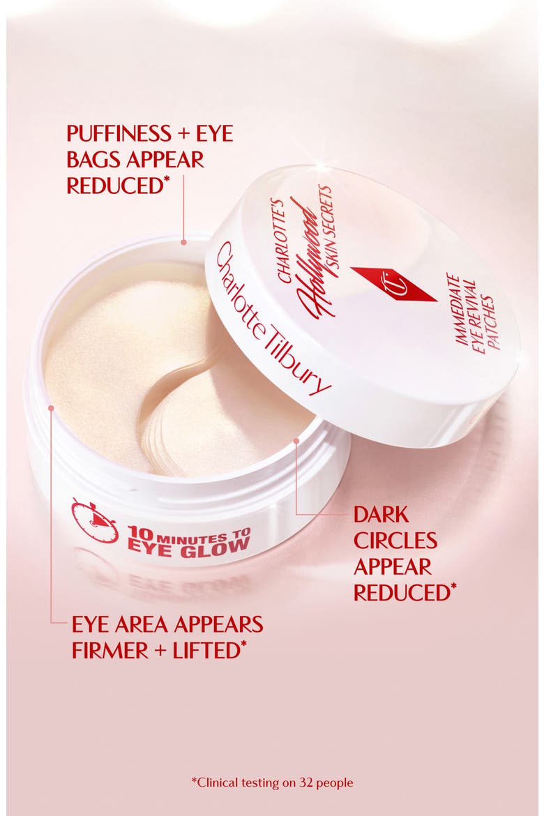 CHARLOTTE'S HOLLYWOOD SKIN SECRETS IMMEDIATE EYE REVIVAL PATCHES - Charlotte Tilbury