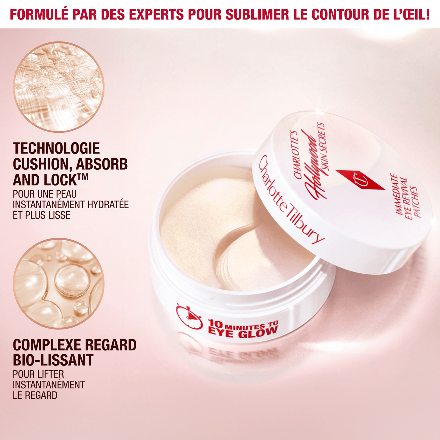 CHARLOTTE'S HOLLYWOOD SKIN SECRETS IMMEDIATE EYE REVIVAL PATCHES - Charlotte Tilbury