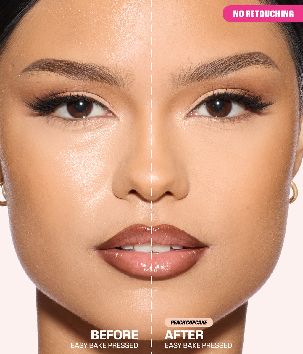 HUDA BEAUTY
Easy Bake Pressed Powder - Poudre Compacte "Peach Cupcake"